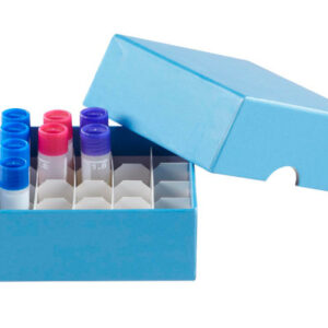 CARDBOARD CRYOGENIC VIAL TUBE STORAGE BOX