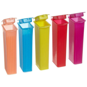 PLASTIC 5-PLACE SLIDE MAILERS, END OPENING