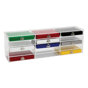 STORAGE RACK FOR MICROSCOPE SLIDE BOXES