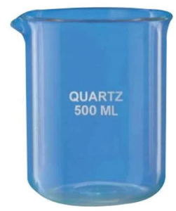 Low Form Beaker Quartz (With Spout)