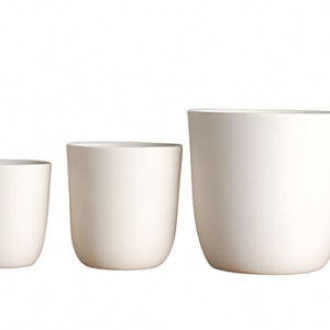 Alumina 99.95% crucibles U shape without Lid